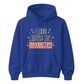 Magical broomstick quote graphic print Halloween hoodie