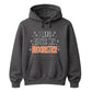 Magical broomstick quote graphic print Halloween hoodie