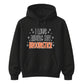 Magical broomstick quote graphic print Halloween hoodie
