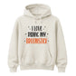 Magical broomstick quote graphic print Halloween hoodie