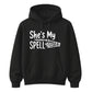 Magical couple skeleton hand spell Halloween Unisex Hoodie