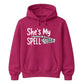 Magical couple skeleton hand spell Halloween Unisex Hoodie