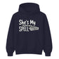 Magical couple skeleton hand spell Halloween Unisex Hoodie