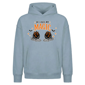 Magical crystal ball romantic Halloween Oversized Hoodie