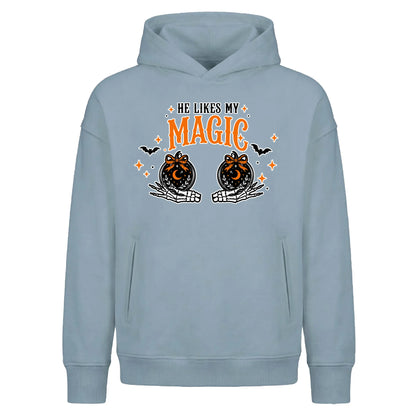 Magical crystal ball romantic Halloween Oversized Hoodie