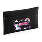 Unicorn Kids Quadra Pencil Case with Custom Name