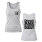 Main Character Energy Double Sided 18 Birthday Ladies Tank Top