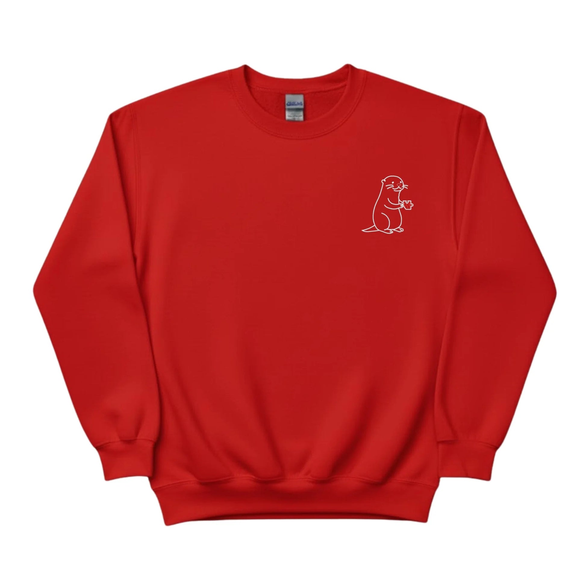 Two Halves, One Heart Sketch Embroidery SweatShirt - EWB104