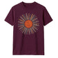 Retro sunburst graphic unisex t-shirt