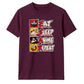 Eat Sleep Anime Repeat Unisex T Shirt