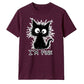 Crazy Scruffy Cat I'm Fine Slogan Graphic Unisex T-Shirt