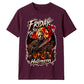 Scary hockey mask killer graphic Halloween Unisex t-shirt