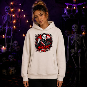 Masked slasher silent hunter Halloween Oversized Hoodie