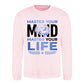 Master Your Mind Life Slogan Graphic Unisex Sweatshirt
