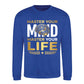 Master Your Mind Life Slogan Graphic Unisex Sweatshirt