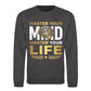 Master Your Mind Life Slogan Graphic Unisex Sweatshirt