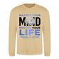 Master Your Mind Life Slogan Graphic Unisex Sweatshirt