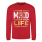 Master Your Mind Life Slogan Graphic Unisex Sweatshirt
