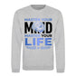 Master Your Mind Life Slogan Graphic Unisex Sweatshirt