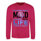 Master Your Mind Life Slogan Graphic Unisex Sweatshirt