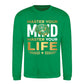 Master Your Mind Life Slogan Graphic Unisex Sweatshirt