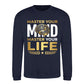 Master Your Mind Life Slogan Graphic Unisex Sweatshirt