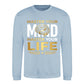Master Your Mind Life Slogan Graphic Unisex Sweatshirt