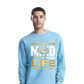 Master Your Mind Life Slogan Graphic Unisex Sweatshirt