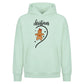 Sweet Lady Gingerbread Heart Christmas Oversized Hoodie