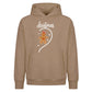 Sweet Lady Gingerbread Heart Christmas Oversized Hoodie