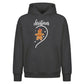 Sweet Lady Gingerbread Heart Christmas Oversized Hoodie