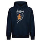 Sweet Lady Gingerbread Heart Christmas Oversized Hoodie