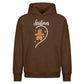 Sweet Lady Gingerbread Heart Christmas Oversized Hoodie