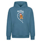 Matching Gingerbread Half Heart Christmas Oversized Hoodie