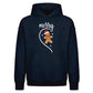 Matching Gingerbread Half Heart Christmas Oversized Hoodie
