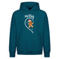 Matching Gingerbread Half Heart Christmas Oversized Hoodie