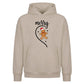 Matching Gingerbread Half Heart Christmas Oversized Hoodie