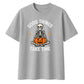 Meditating skeleton quote funny Halloween Oversized T-Shirt