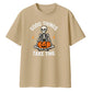 Meditating skeleton quote funny Halloween Oversized T-Shirt