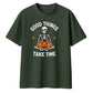 Meditating skeleton quote funny Halloween Oversized T-Shirt