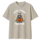 Meditating skeleton quote funny Halloween Oversized T-Shirt