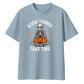 Meditating skeleton quote funny Halloween Oversized T-Shirt