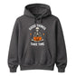 Meditating yoga skeleton pumpkin Halloween Unisex Hoodie