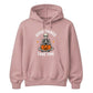 Meditating yoga skeleton pumpkin Halloween Unisex Hoodie