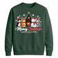 Meowy Cat Tree Graphic Print Christmas Unisex Sweatshirt