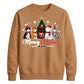Meowy Cat Tree Graphic Print Christmas Unisex Sweatshirt