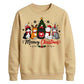 Meowy Cat Tree Graphic Print Christmas Unisex Sweatshirt