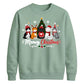 Meowy Cat Tree Graphic Print Christmas Unisex Sweatshirt