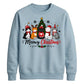Meowy Cat Tree Graphic Print Christmas Unisex Sweatshirt
