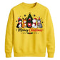 Meowy Cat Tree Graphic Print Christmas Unisex Sweatshirt